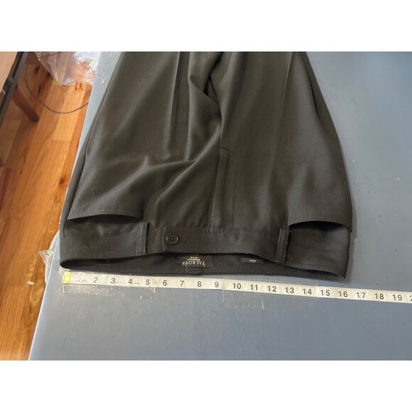 Talbots Heritage  Wool Blemd Black Wide-Leg  Pants 10P Office Career Business - Picture 2 of 11